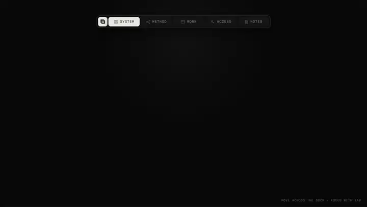 Animated Top Dock